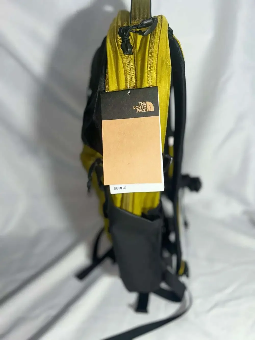 The North Face Surge 31L Laptop Backpack Yellow Black New with Tags